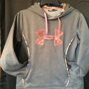 Under Armour Hunting Hoodie Camo Gray Women’s Med